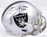 Eric Dickerson Signed Raiders Speed Mini Helmet W/ HOF *thin- Beckett W Hologram