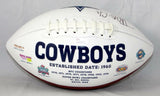 Taco Charlton Autographed Dallas Cowboys Logo Football JSA Witness Authenticated
