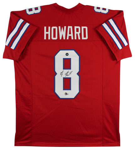 O.J. Howard Authentic Signed Red Pro Style Jersey Autographed BAS Witnessed