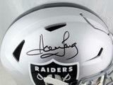 Howie Long Autographed F/S Raiders SpeedFlex Helmet - Beckett W Auth *Black
