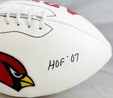 Roger Wehrli Autographed Arizona Cardinals Logo Football W/ HOF- JSA W Auth