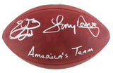 Emmitt Smith & Tony Dorsett "Americas Team" Signed Official Duke Football BAS W