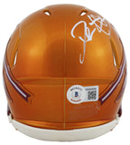 Florida State Deion Sanders Authentic Signed Flash Speed Mini Helmet BAS Witness