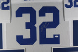 EDGERRIN JAMES (Colts white TOWER) Signed Autographed Framed Jersey JSA