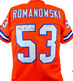 Bill Romanowski Autographed Pro Style Orange Jersey- JSA W Authenticated