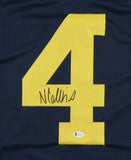 Nico Collins Signed Michigan Wolverine Jersey (Beckett COA) Texans Wide Receiver