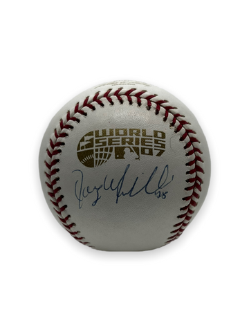 Doug Mirabelli Signed Autographed 2007 World Series Baseball Steiner