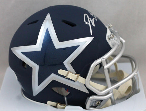 Deion Sanders Signed Dallas Cowboys AMP Speed Mini Helmet-Beckett W Auth *Silver