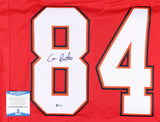 Cameron Brate Signed Buccaneer Jersey (Beckett COA) The Brate Train / Tampa Bay