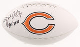 Jim Covert Signed Bears Logo Football Inscribed "HOF 2020" (Beckett COA) Jimbo