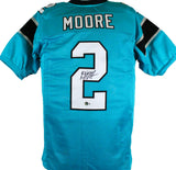 DJ Moore Autographed Teal Pro Style Jersey-Beckett W Hologram *Black