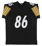 Hines Ward Authentic Signed Black Pro Style Jersey Autographed BAS Witnessed