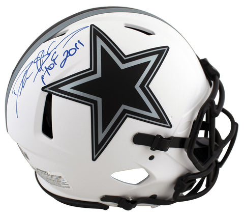 Cowboys Deion Sanders "HOF 2011" Signed Lunar Full Size Speed Proline Helmet BAS