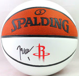 John Wall Autographed Spalding White Panel Basketball w/ Rockets Logo Beckett W
