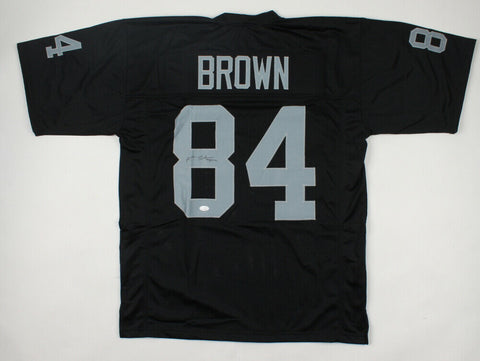 Antonio Brown Signed Oakland Raiders Black Jersey (JSA COA) 5xPro Bowl Receiver
