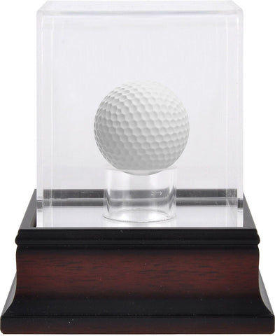 Mahogany Golf Ball Display Case Insert Your Own Golf Ball