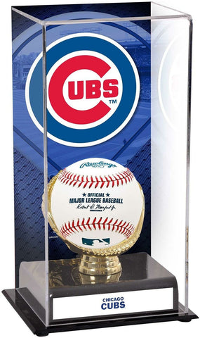 Chicago Cubs Sublimated Display Case with Image