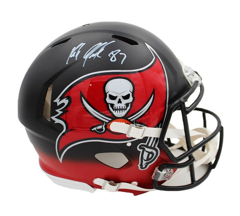 Rob Gronkowski Signed Licensed Tampa Bay Buccaneers Speed Authentic Custom Helme