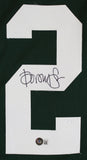 Dorsey Levens Authentic Signed Green Pro Style Jersey Autographed BAS Witnessed