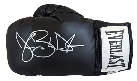 Buster Douglas Authentic Signed Black Everlast Boxing Glove BAS Witnessed