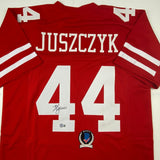 Autographed/Signed Kyle Juszczyk San Francisco Red Football Jersey Beckett COA
