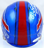 OJ Simpson Autographed Buffalo Bills Flash Speed Mini Helmet w/HOF- JSA W *White
