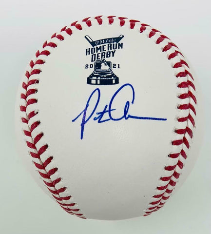 PETE ALONSO Autographed 2021 Home Run Derby Official Baseball FANATICS