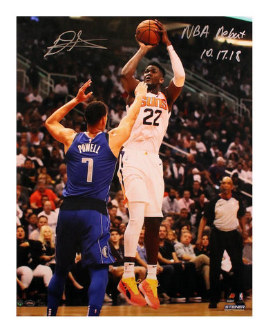 DEANDRE AYTON Autographed "NBA Debut 10/17/18" 16" x 20" Photograph GDL LE 18/22