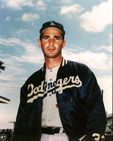 Dodgers Sandy Koufax 8x10 PhotoFile Wearing Jacket Photo Un-signed