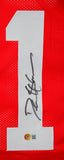 Deion Sanders Autographed TB Red Pro Style Jersey-Beckett W Hologram