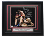 Khabib Nurmagoemdov Signed Framed 8x10 UFC Photo Vs Conor McGregor JSA