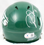 Boomer Esiason Autographed Jets 78-89 Speed Mini Helmet-Beckett W Hologram