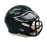 Dick Vermeil Signed Philadelphia Eagles Speed NFL Mini Helmet - "HOF 22"
