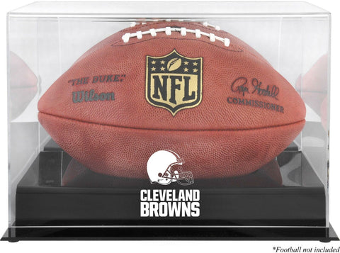 Cleveland Browns Black Base Football Display Case - Fanatics