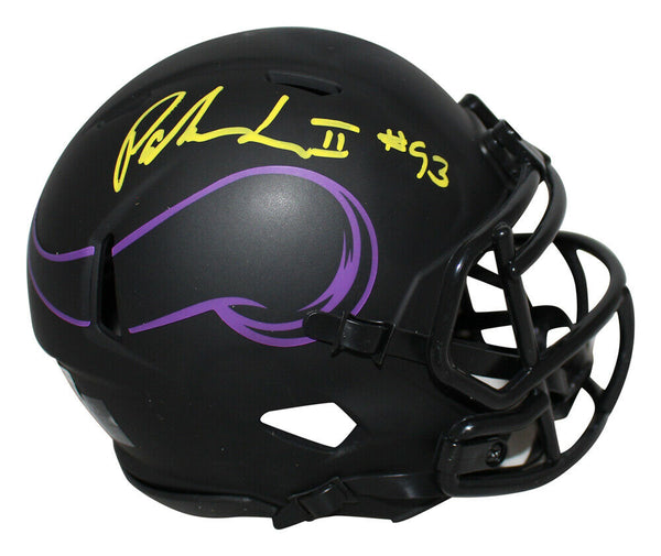 Patrick Jones Autographed Minnesota Vikings Eclipse Mini Helmet BAS 34065