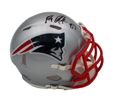 Rob Gronkowski Signed New England Patriots Speed NFL Mini Helmet