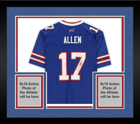 Framed Josh Allen Buffalo Bills Autographed Blue NFL Pro Line Jersey