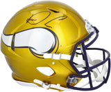 Dalvin Cook Vikings Signed Riddell Flash Alternate Speed Authentic Helmet