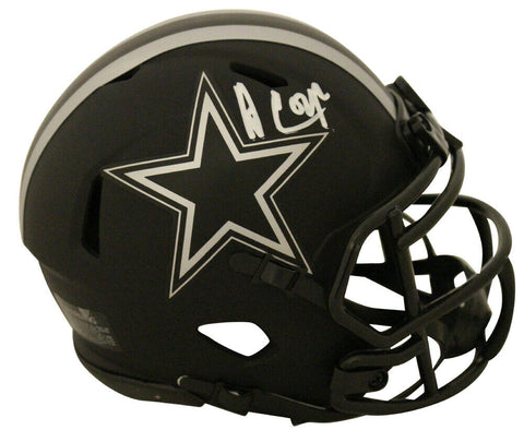 Amari Cooper Autographed/Signed Dallas Cowboys Eclipse Mini Helmet JSA 28002