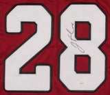 Justin Bethel Signed Arizona Cardinals Custom Jersey (JSA COA) 3xPro Bowl D.B.