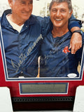 Ted Williams & Carl Yastrzemski Signed Autographed Photo Framed to 14x17 JSA