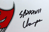 John Lynch Autographed TB Buccaneers Logo Football w/SB Champs-Beckett W Holo