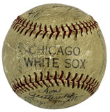 1956 White Sox (24) Fox, Aparcio, Doby Authentic Signed Baseball BAS #A39810