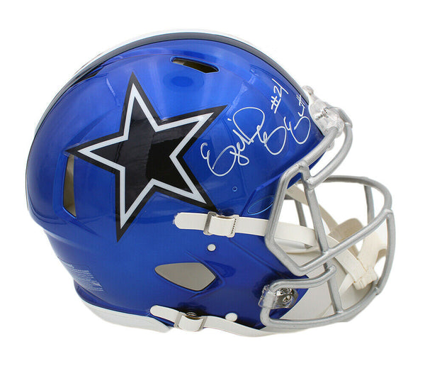 Ezekiel Elliott Signed Dallas Cowboys Speed Authentic Flash NFL Helmet