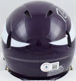 Randy Moss Autographed Minnesota Vikings 83-01 Speed Mini Helmet- Beckett W Holo
