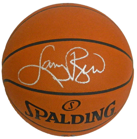 Larry Bird (CELTICS) Signed Official Leather NBA Basketball - (SCHWARTZ COA)
