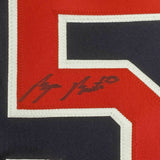 FRAMED Autographed/Signed BYRON BUXTON 33x42 Twins Blue Majestic Jersey BAS COA