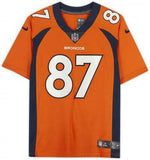 Framed Noah Fant Denver Broncos Autographed Orange Nike Limited Jersey