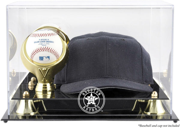 Houston Astros Acrylic Cap and Baseball 2013 Logo Display Case - Fanatics