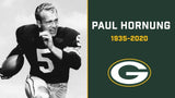 Paul Hornung Signed Green Bay Packers Career Highlight Stat Jersey (JSA COA)